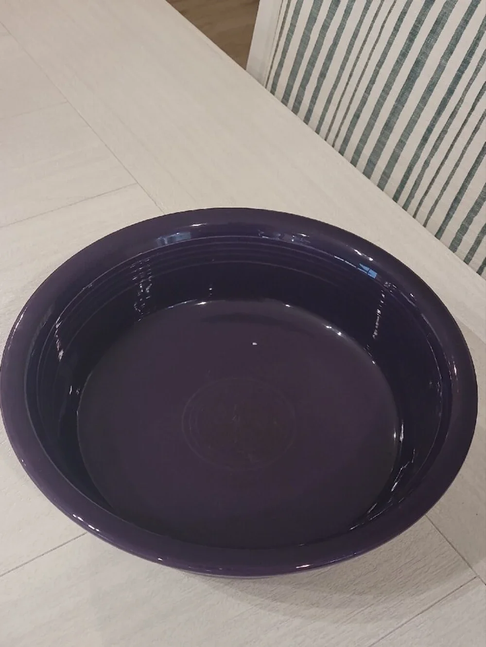 Fiesta Deep Plum Glazed Ceramic Bowl - 10 Inch